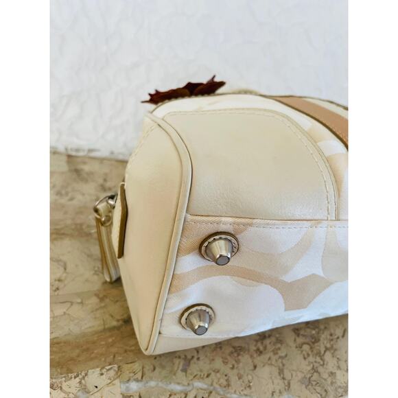 Coach Hampton signature striped multicolored Carryall F13339 - Picture 7 of 10